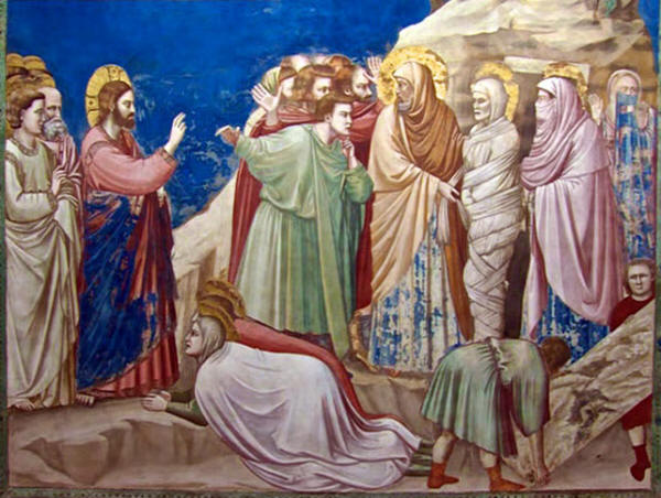 Giotto - La resurrezione di Lazzaro